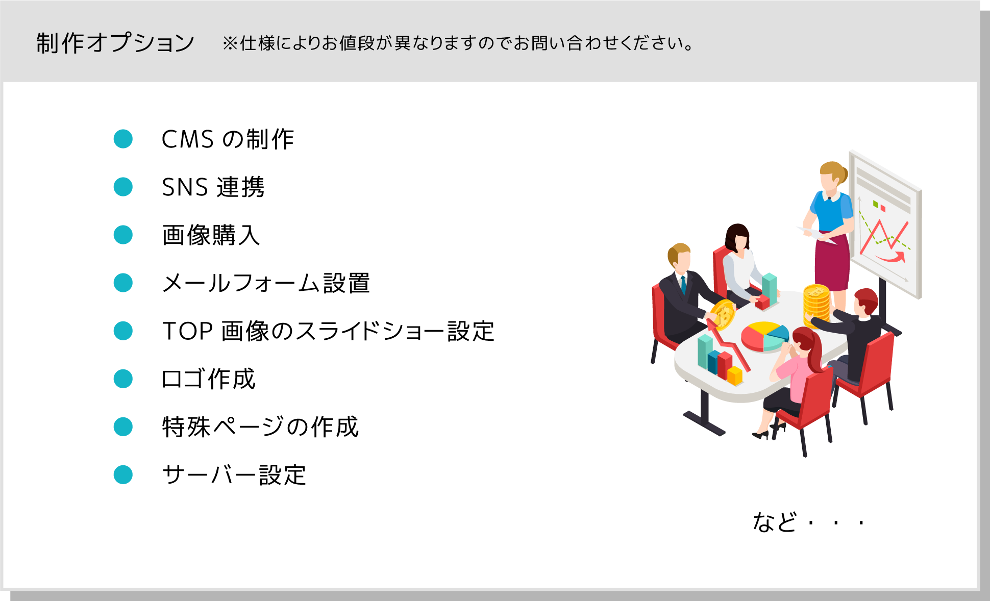 制作オプション